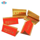 High-grade Custom Gold Silk Woven Label Garment Woven Clothes Label For Clothing