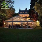 Arabian Dubai Luxury Large Clear Roof Marquee Wedding Tents For 200 People