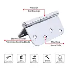 Spring round cornerstainless steel gate concealed glass furniture window door hinges