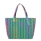 Fashion Reflective Women Tote Bag Purses and Handbags Luxury Handbags Women Bags Designer Geometric Shoulder Bag