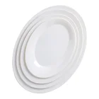 High Quality A8 Melamine Oval Dinner Plate Sets, Party Supply Plastic Pasta Fish Plate For Restaurant