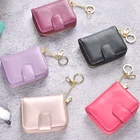 Custom Colorful Genuine Leather RFID Ladies Women Purse ID Credit Card Holder Wallet