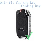 Silicone Fob Shell Cover Skin Holder Remote FLIP Key Case For Kia Sportage Ceed Sorento Cerato Forte 2017 2018 2019