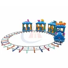 Children Amusement Park Rides Mini Electric Track Train For Sale