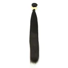 Brazilian hair weave Silk straight 100% human virgin hair bundle natural black
