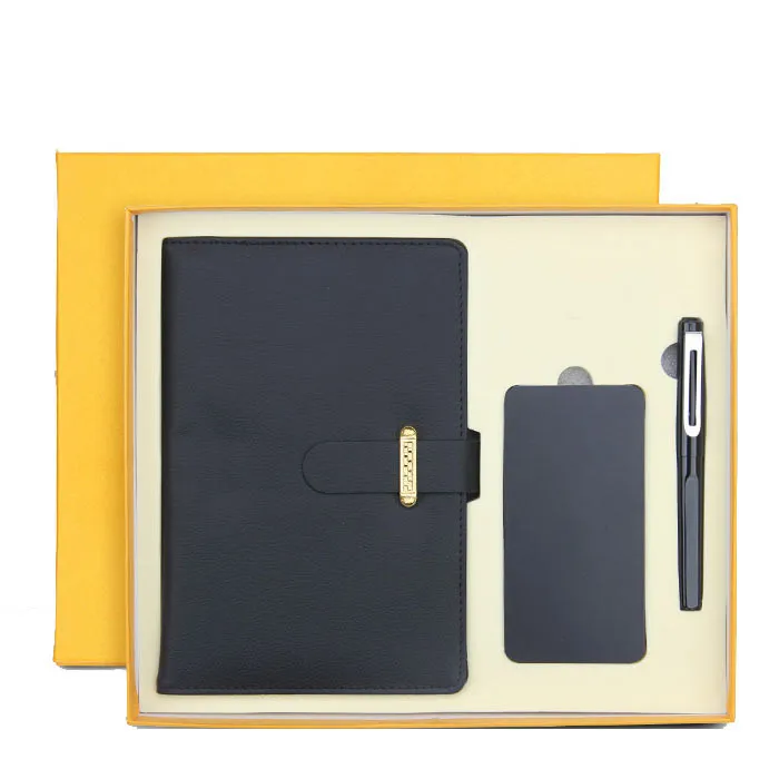 10000mah power bank and notebook gift set