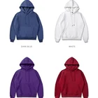 Hoodie Brand Fashion Oversized Cotton Gray White Hoodie Mens Blank White Brand Hoodie Unisex