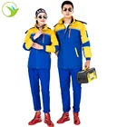 Custom jacket pants industrial fire retardant workwear fireproof safety uniform with logo
