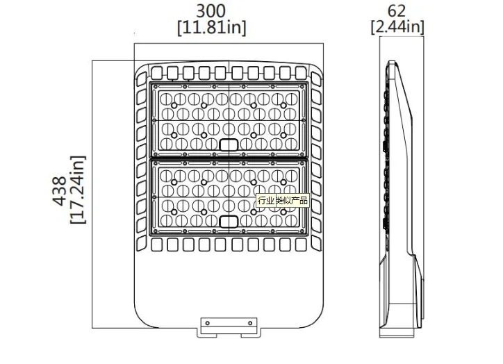 Module LED Shoe Box Type Outdoor Led Street solar flag pole light Light 150W