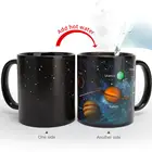 Starry Sky Solar System Color Changing Cup Temperature Changing Cup Ceramic Color Changing Mug