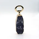 Wedding Gifts Purple Natural Crystal Quartz Metal Wine Bottle Opener