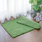 Waffle anti-skid floor mat Bathroom 3D anti-skid absorbent footpad anti-slip mat