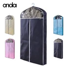 Large Side zipper foldable clothes cover storage packaging travel suit garment bag