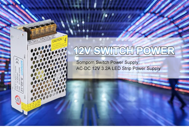 SOMPOM power supply manufacture 12v 3a ac dc switch power supplies