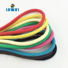 Wholesale 5mm double braided colored cotton rope