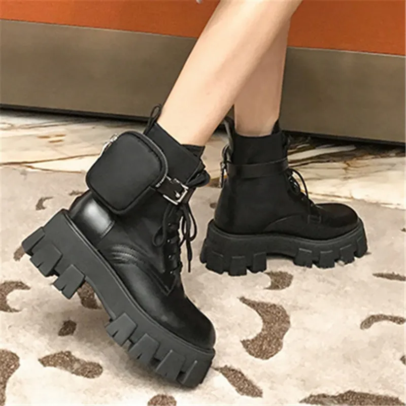 Dropshipping Custom Logo Fashion Designer Boots With Pocket Shoes