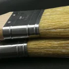 Hot selling custom size high quality wood handle wall painting natural bristle Original White Paint Brush