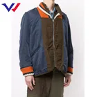 Men's Men High Quality Special Designs Men's Winter Jackets Zip Up Warm Denim Rope Coats High Street Jackets For Men