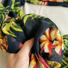 Low Price Scarf Best China Low Price Tropical Plants Holiday Shawl Printed Scarf Women Scarf