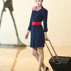 Wholesale front desk uniform of the stewardess Slim suit China Eastern Airlines airline uniforms