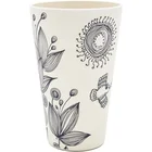 Custom Printed custom logo Biodegradable bamboo fiber travel cup reusable Bamboo fibre mug with decal