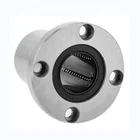High Performance IKO THK Bearing Supplier LMF16UU 18mm Plastic Linear Motion Flange Bearings 15mm For CNC Machine