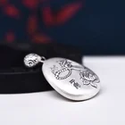 Charm Jewelry Sterling Silver Buddha Necklace Pendant