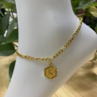 Jewelry Foot Anklet Gold Plated Women Letter Jewelry Fashion Foot Jewelry Wholesale Initial Letter Anklet
