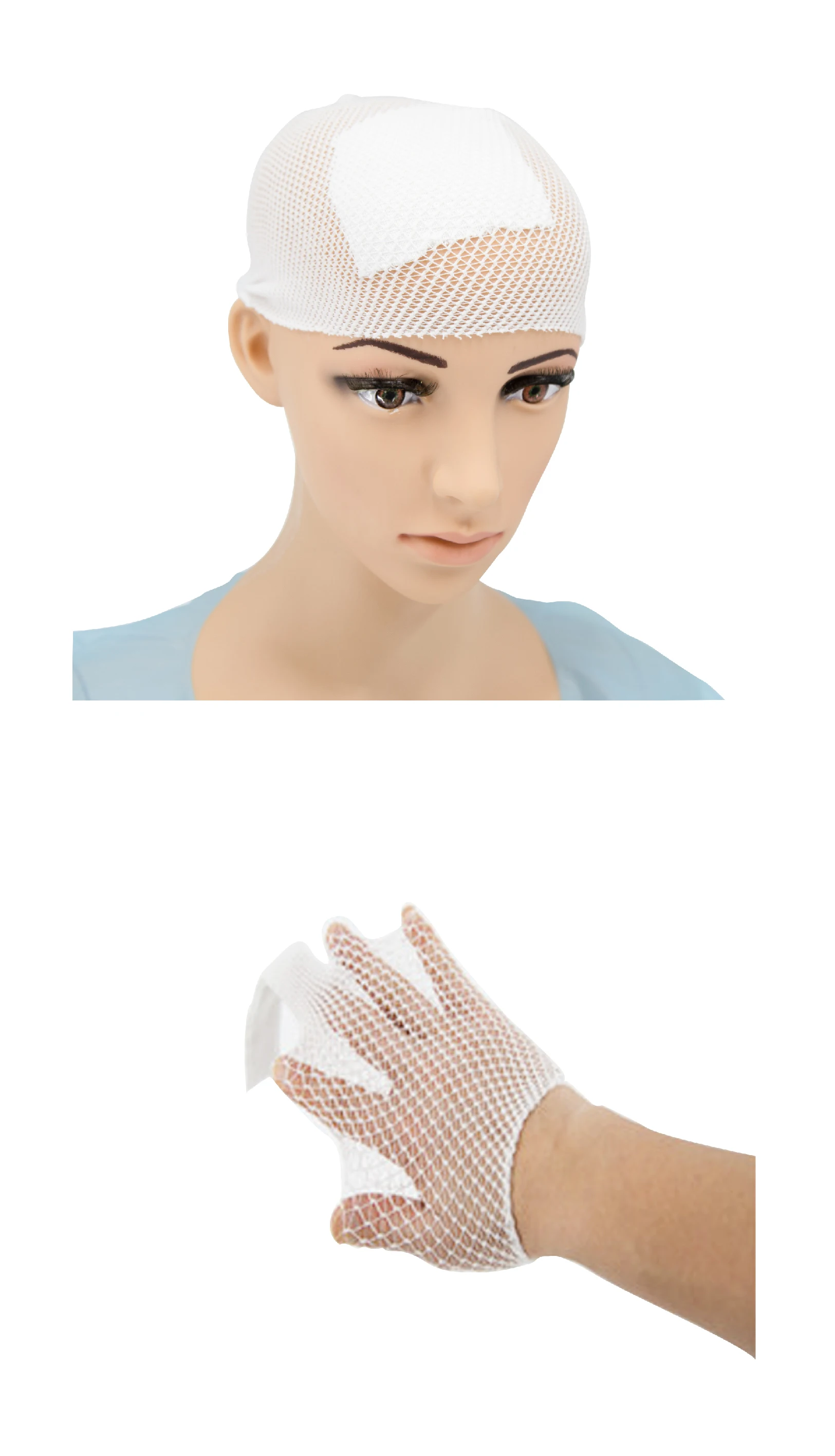 medical net crape types of bandage raw material tubular