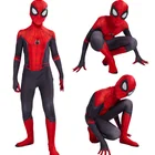 The new Spider-Man jumpsuit children costume cosplay animation role-playing spider-man costume
