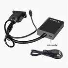 SIPU Hot Selling Male to Female Vga to Hdmi Converter Tape to Power Audio to Cable