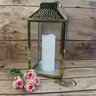 2020 Hanging Indoor & Outdoor Rustic metal candle lantern for sale