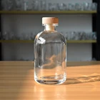 Cork stopper 500ml glass bottle for rum/whisky/gin/vodka