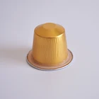 Capsules Disposable Aluminum Foil Nesspresso Compatible Coffee Capsules With Lid