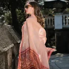 Chiffon 245*108 Cm Wholesale Long Plain Silk Scarf Shawl for Women Spring
