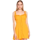 Dress party summer women elegant fashion yellow sexy dresses