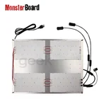 led grow light 480w monster board/ quantum board v4 hlg 550 with uv ir switch for indoor grow tent LM301H by geeklight