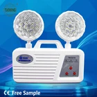 85-265V 50-60hz ABS plastic wall mounted twin head spot charging light led emergency lighting
