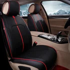 Auto New Design Universal Full Set Black Car Seat Cover
