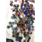 Wholesale Natural White Crystal Moon Hand Carved Amethyst Crystal Quartz Star Craft For Gift