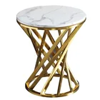 Design Coffee Table Modern Round Design Coffee Table Marble Golden Italian Marble White Top Coffee Table