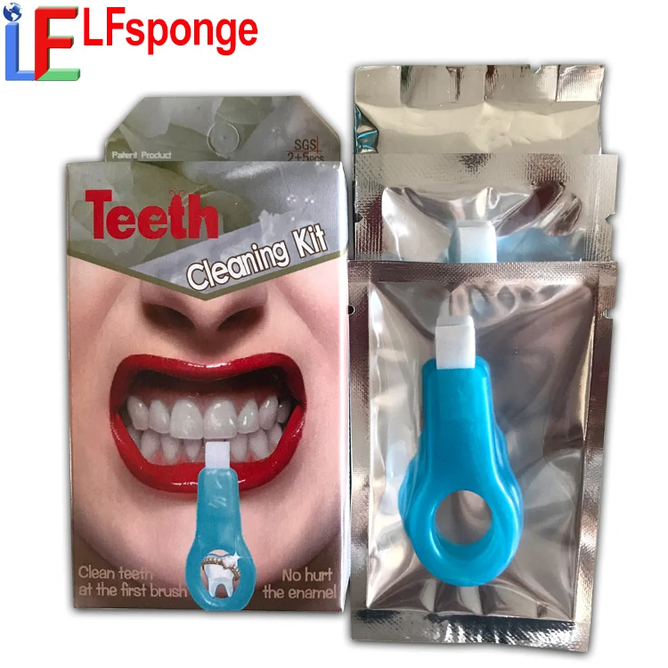 Casa kits de blanqueamiento dental nuevo invento casa 2019 Patente No Peróxido de dientes kit de limpieza para blanquear los dientes