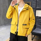 2019 new model Korean style loose casual mens coat spring, windproof thin mens jacket
