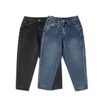 Wholesale Vintage Black Trousers Jeans Youth Causal Trending Streetwear Men's Pants
