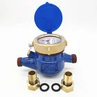 1/2" -2" cast iron body dry dial multi-jet water flow meter water meter