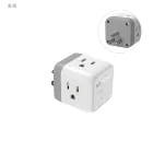 AC100-250V 12V15A mini 3 American Outlets US to EU travel Adapter travel plug