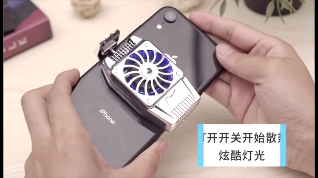 cooling fan smartphone radiator game cellphone holder portable