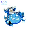 Bear and Penguin inflatable water slide with swimming pool inflatable water park with slide playground