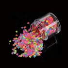 Neon Chunky Glitter Cosmetic Multifunctional Heart Glitter nail art glitter