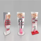 Custom luxury nail polish bottle display floor stand for cosmetic vanity store and shops
